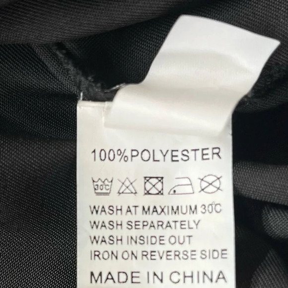 QED London Blouse Womens Sz 4 Tie Knot Cropped Long Sleeve Back Shirred Black - Picture 8 of 11